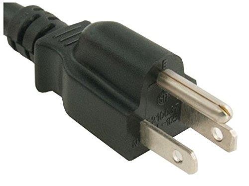 AYA 6Ft (6 Feet) 14AWG Heavy Duty Power Cord NEMA-15P C13 15A Cable 3 Conductor UL Listed