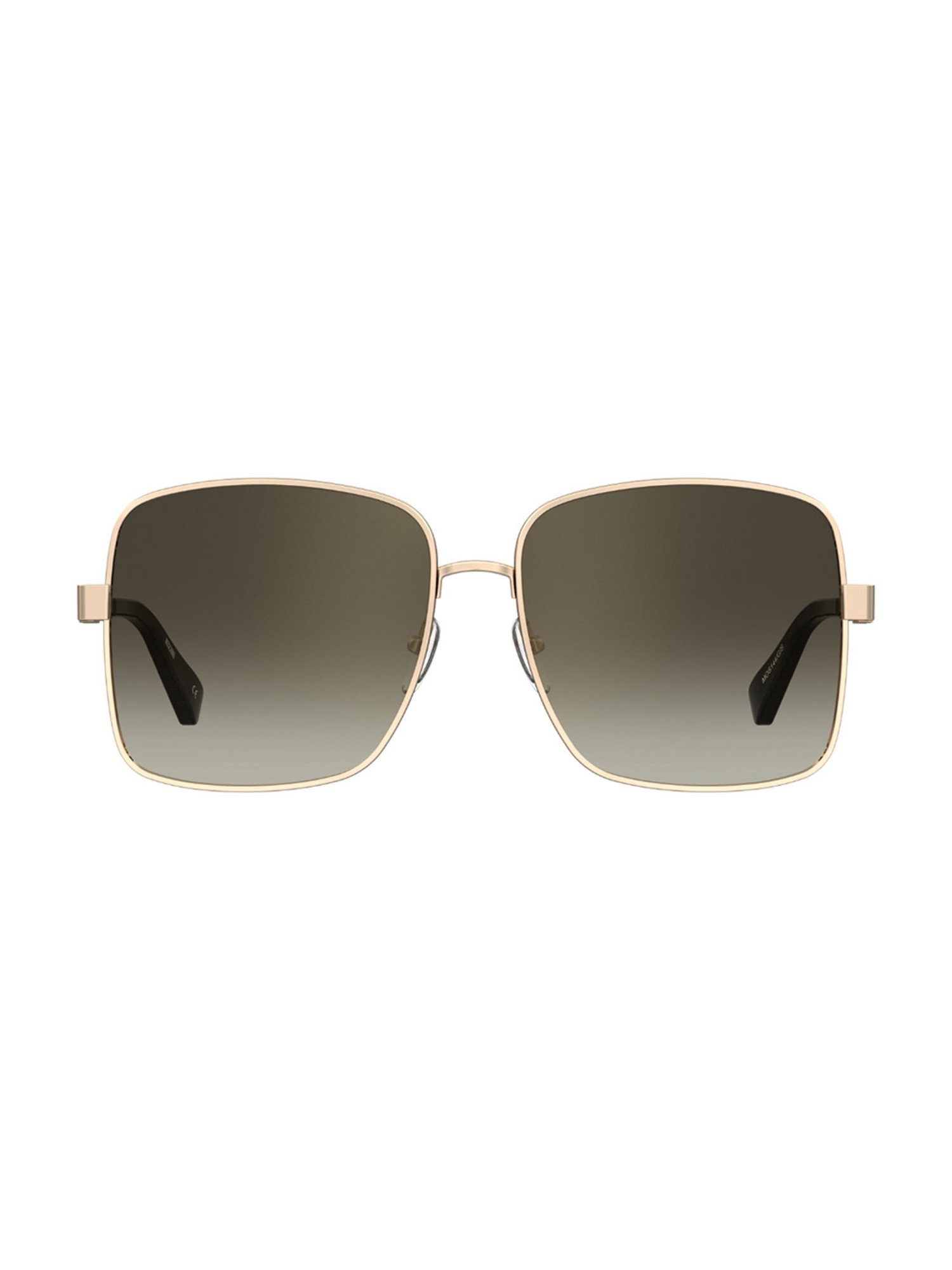 Moschino Brown Square Sunglasses For Women