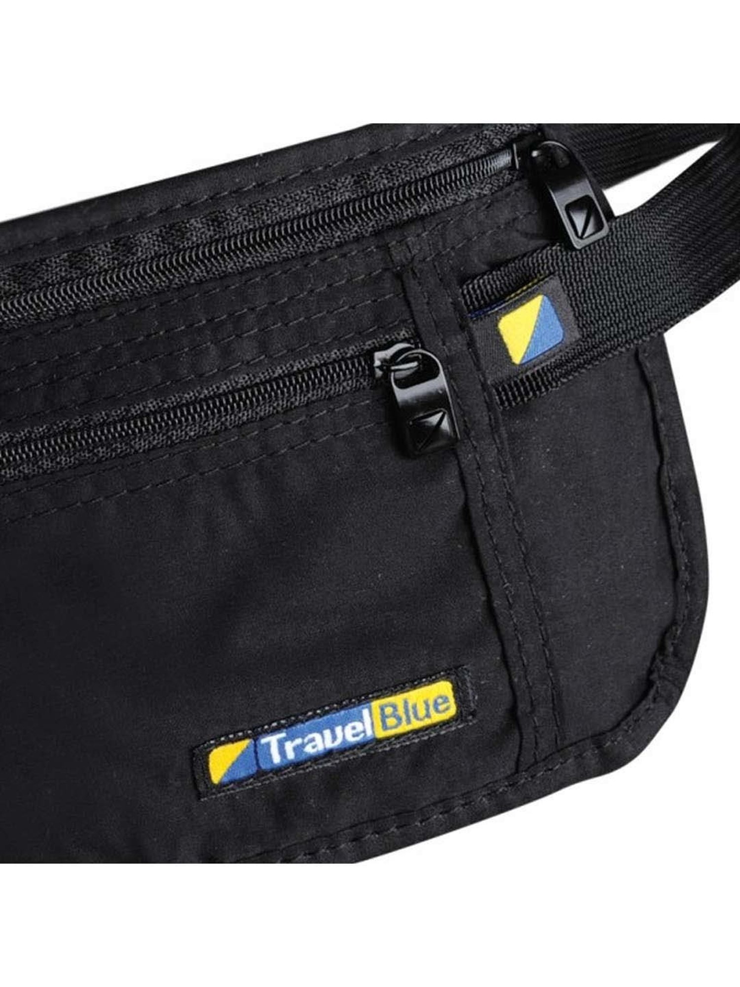 Travel Blue Black Solid Waist Pouch