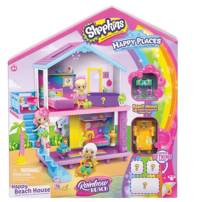 License 2 Play Inc Shopkins Happy Places Rainbow Beach House Playset