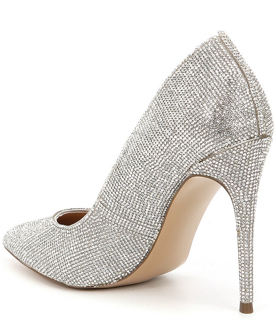 Pelle Moda Berlin Glitter Ankle Strap Pumps