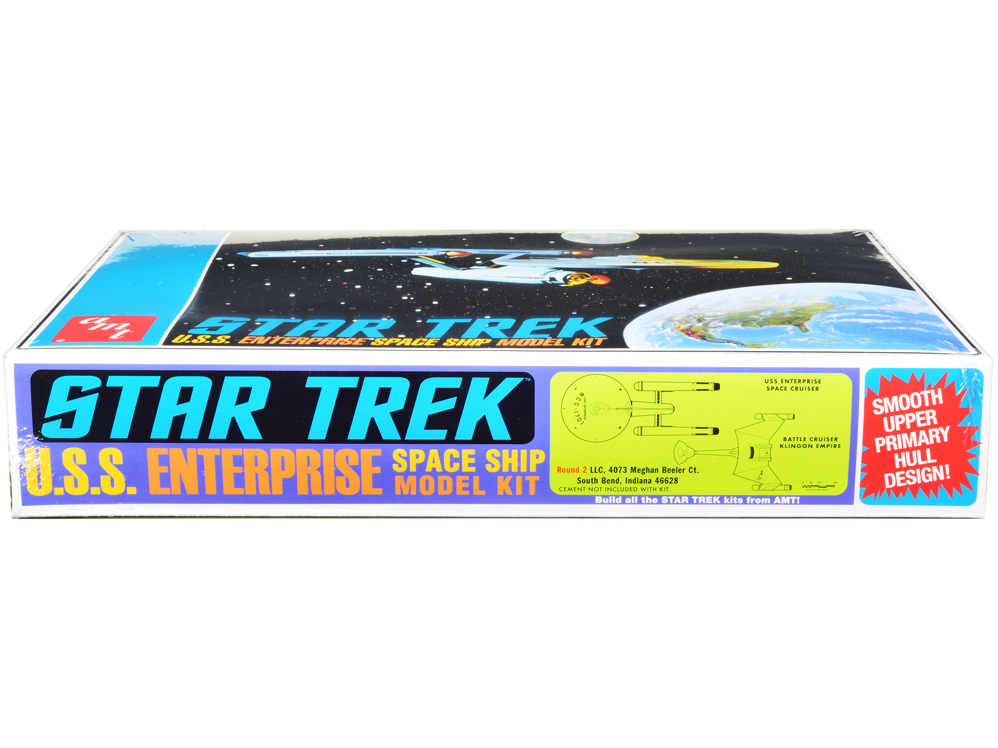 Skill 2 Model Kit U.S.S. Enterprise NCC-1701-C Space Ship "Star Trek: The Next Generation" (1987) TV Series 1/1400 Scale Model by AMT