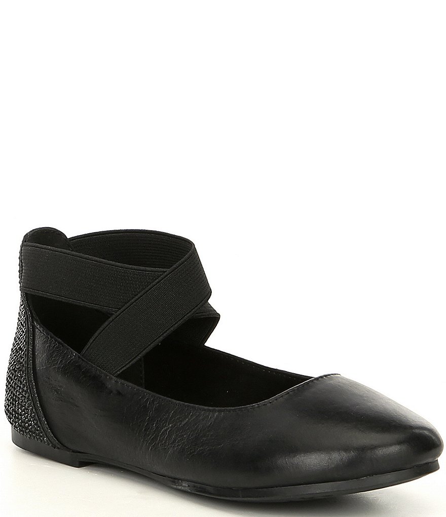 Copper Key Girls' Loviee Jewel Embellished Leather Ballet Flats (Toddler)