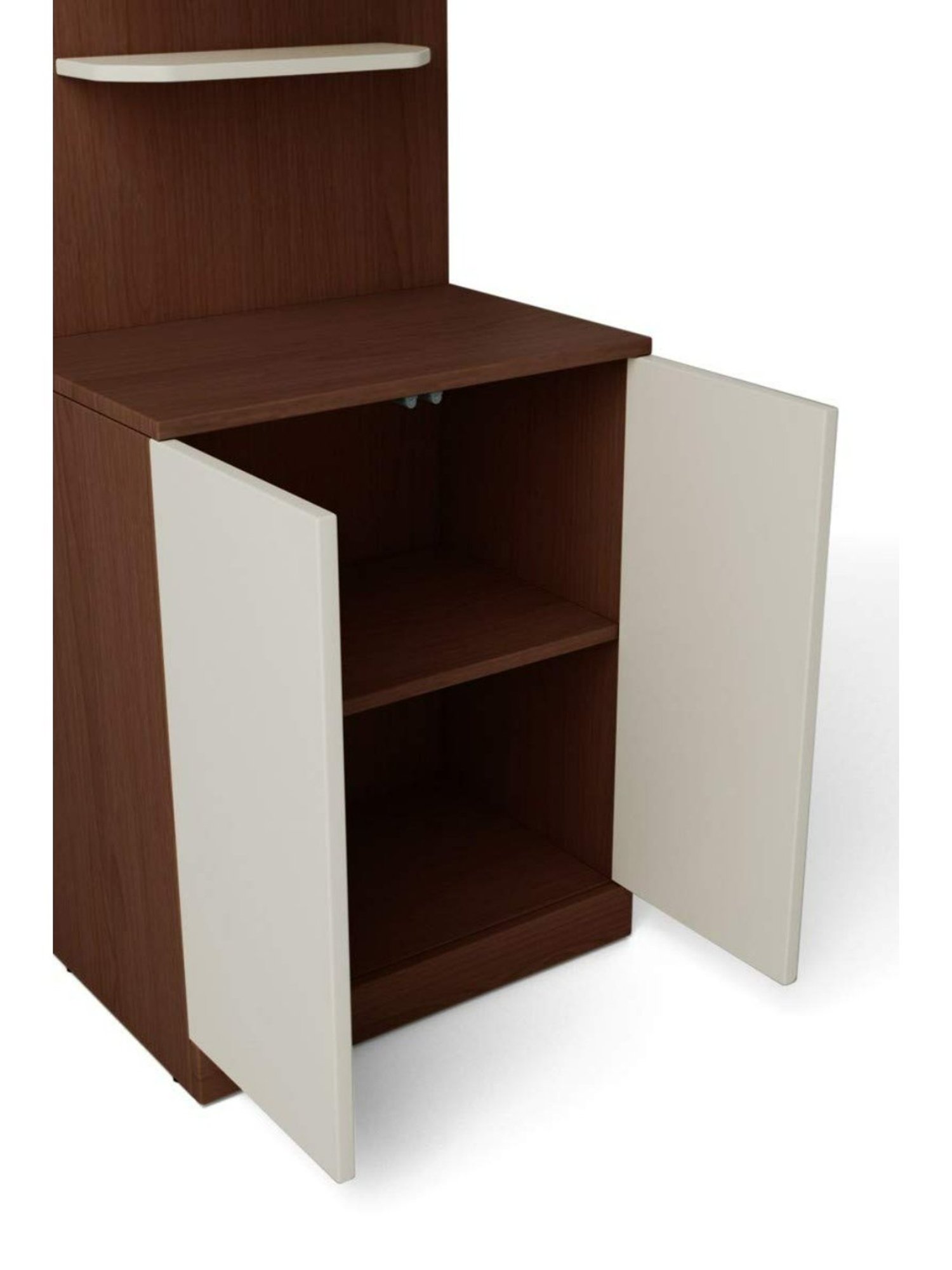 Delite Kom Flex Flowery Wenge & Acacia Dark Engineered Wood TV Entertainment Unit