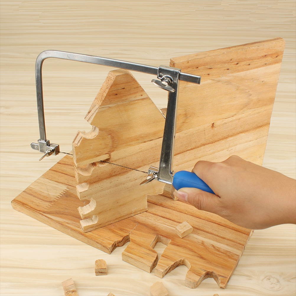 Adjustable Jewelers Saw Frame with 10pcs Blades Jewelries Making Craft Tools Set Kit