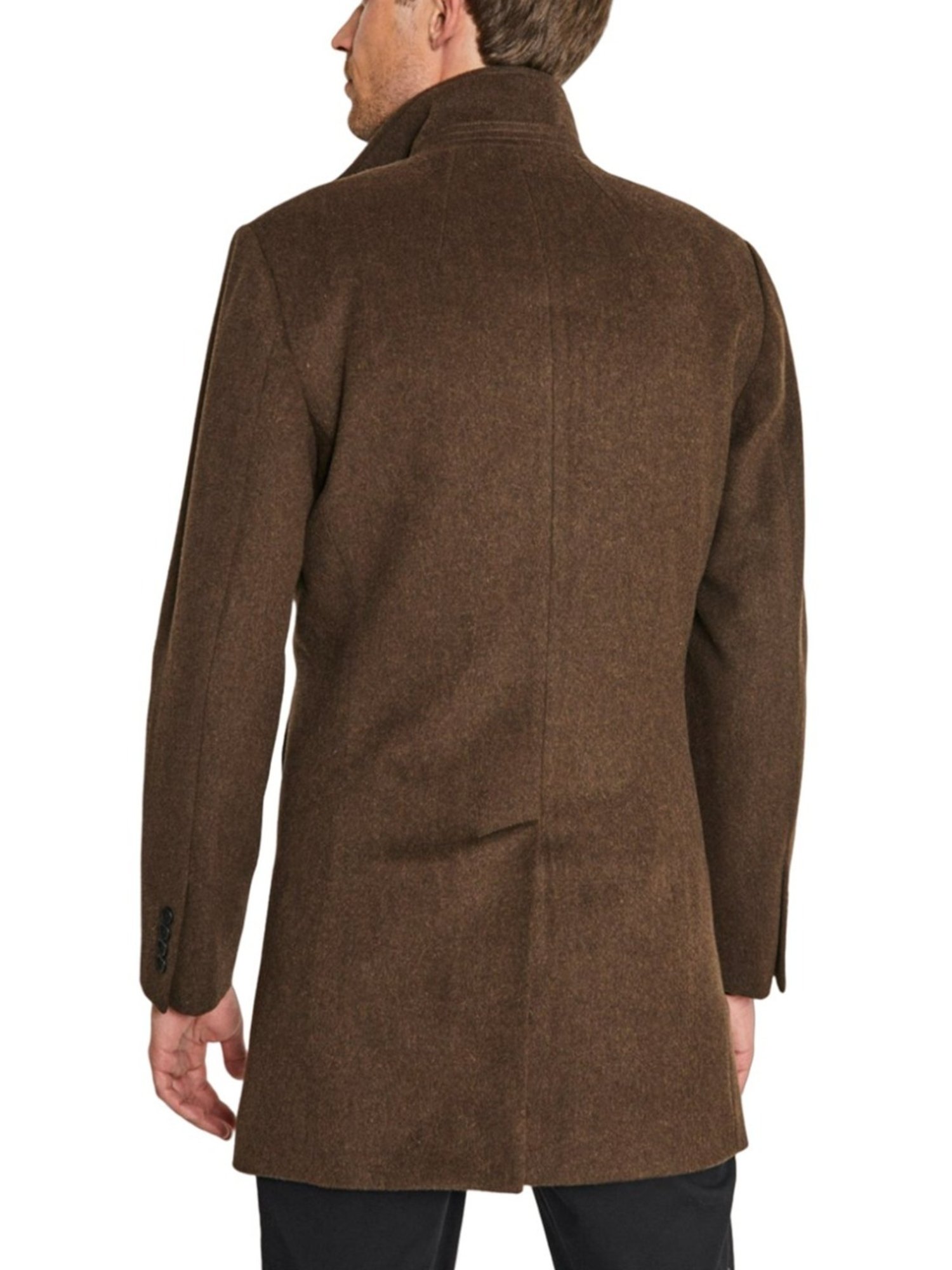 Bruun & Stengade Brown Slim Fit Coats