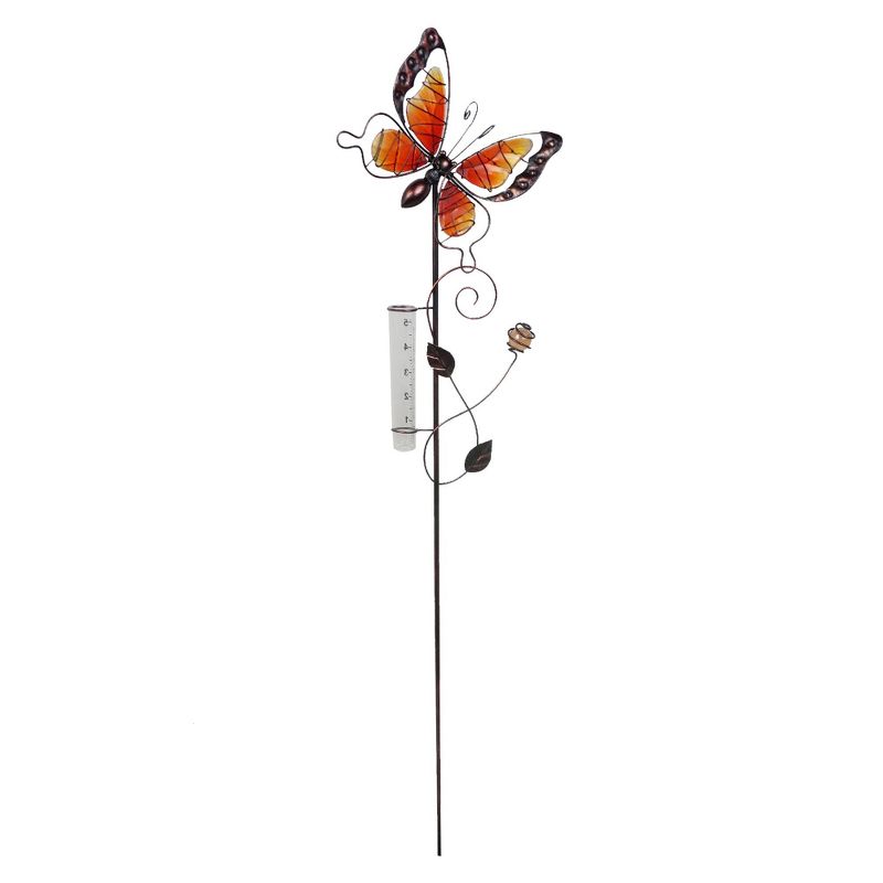 37" H Metal Garden Stake - Red - Creative Motion