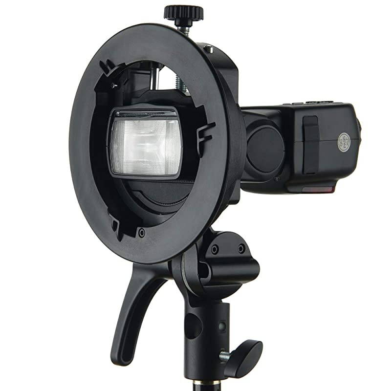 S2 Speedlite Bracket for  AD200Pro AD200 AD400Pro for V1 Round Head Speedlite V860II TT685 TT350 Series SType Bracket Updated Version Bowens Mount Holder
