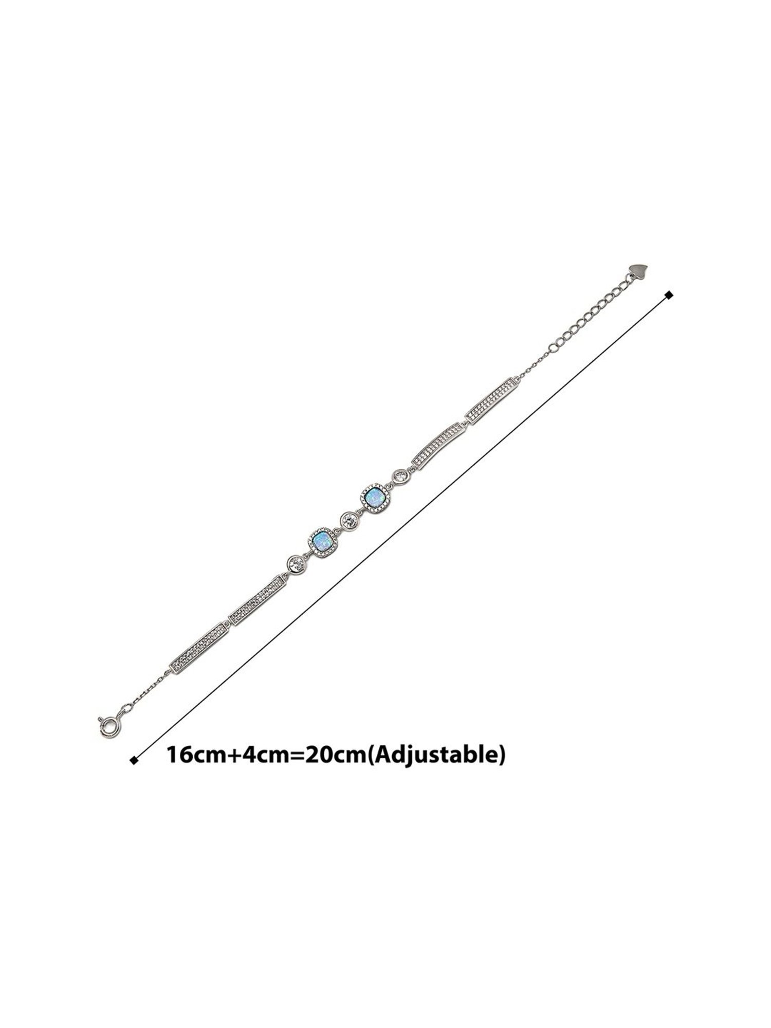 Silberry 92.5 Sterling Silver Aurora Bracelet