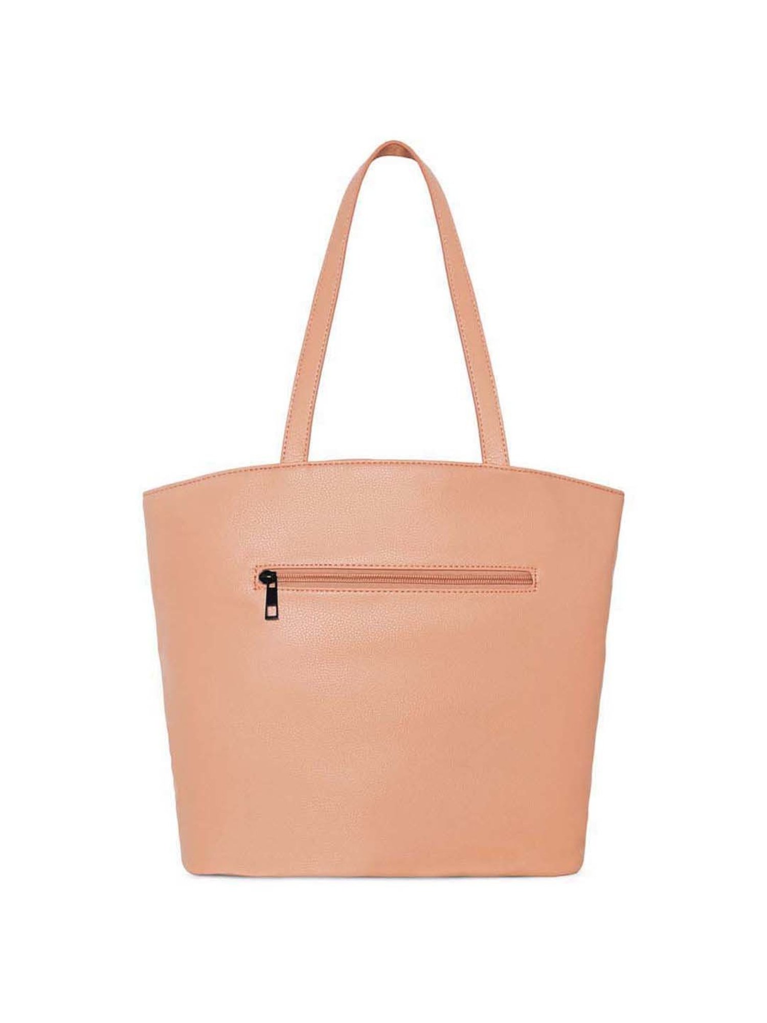 Caprese Rosamund Pink Solid Large Tote Handbag