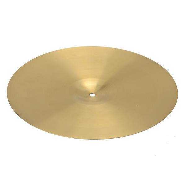 18" 0.8mm Crash Cymbal,Copper Alloy Crash Cymbal for Drum Set- Golden