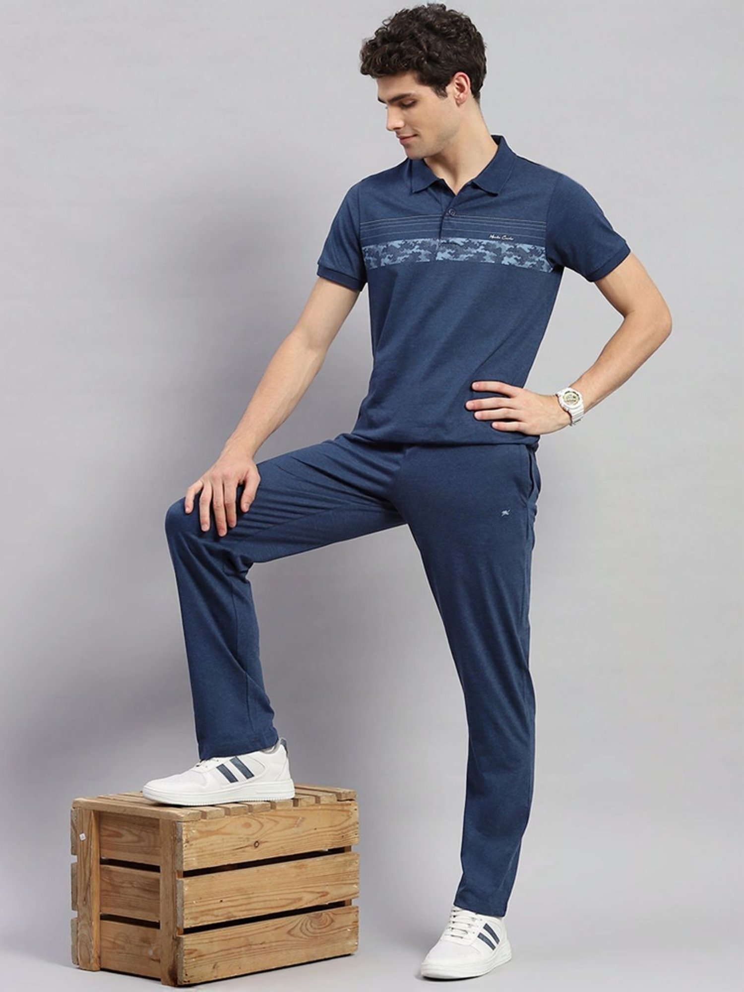 Parx Black Jogger Fit Joggers