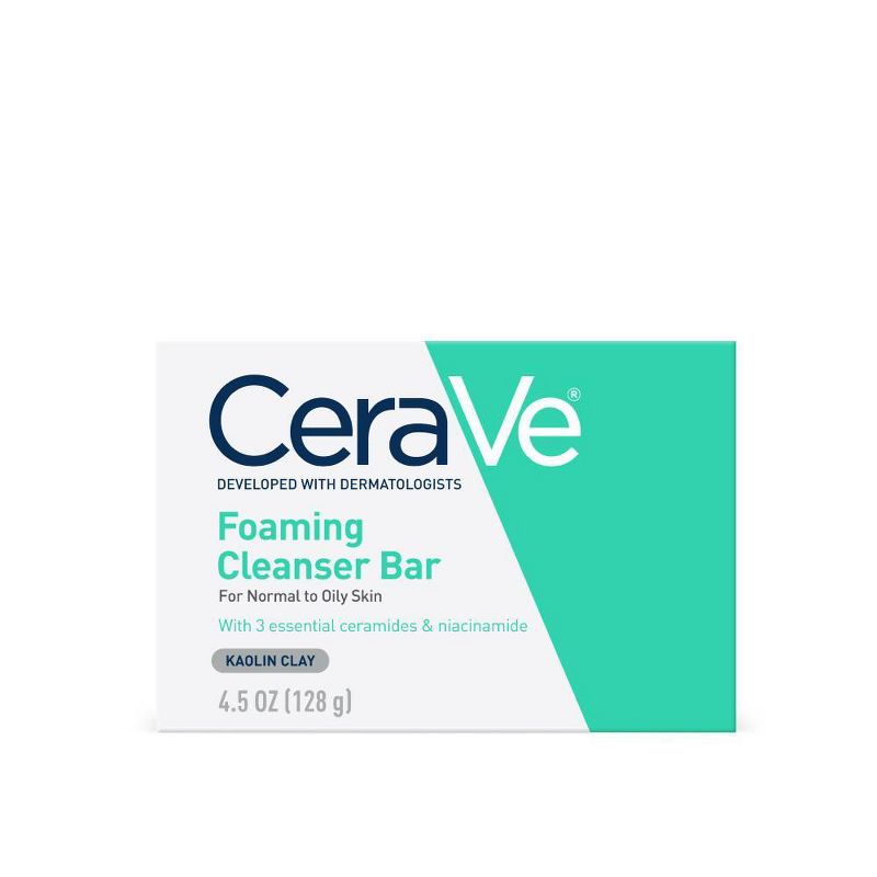 CeraVe Foaming Facial Cleansing Bar - 4.5oz