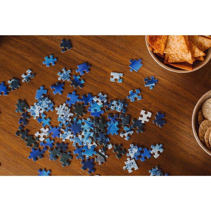 Toynk Bob Ross Northern Lights Aurora Borealis Puzzle | 1000 Piece Jigsaw Puzzle