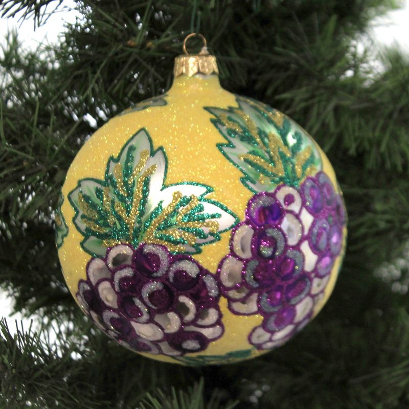 Larry Fraga Trellis Vine Ornament Ball Grapewine  -  Tree Ornaments