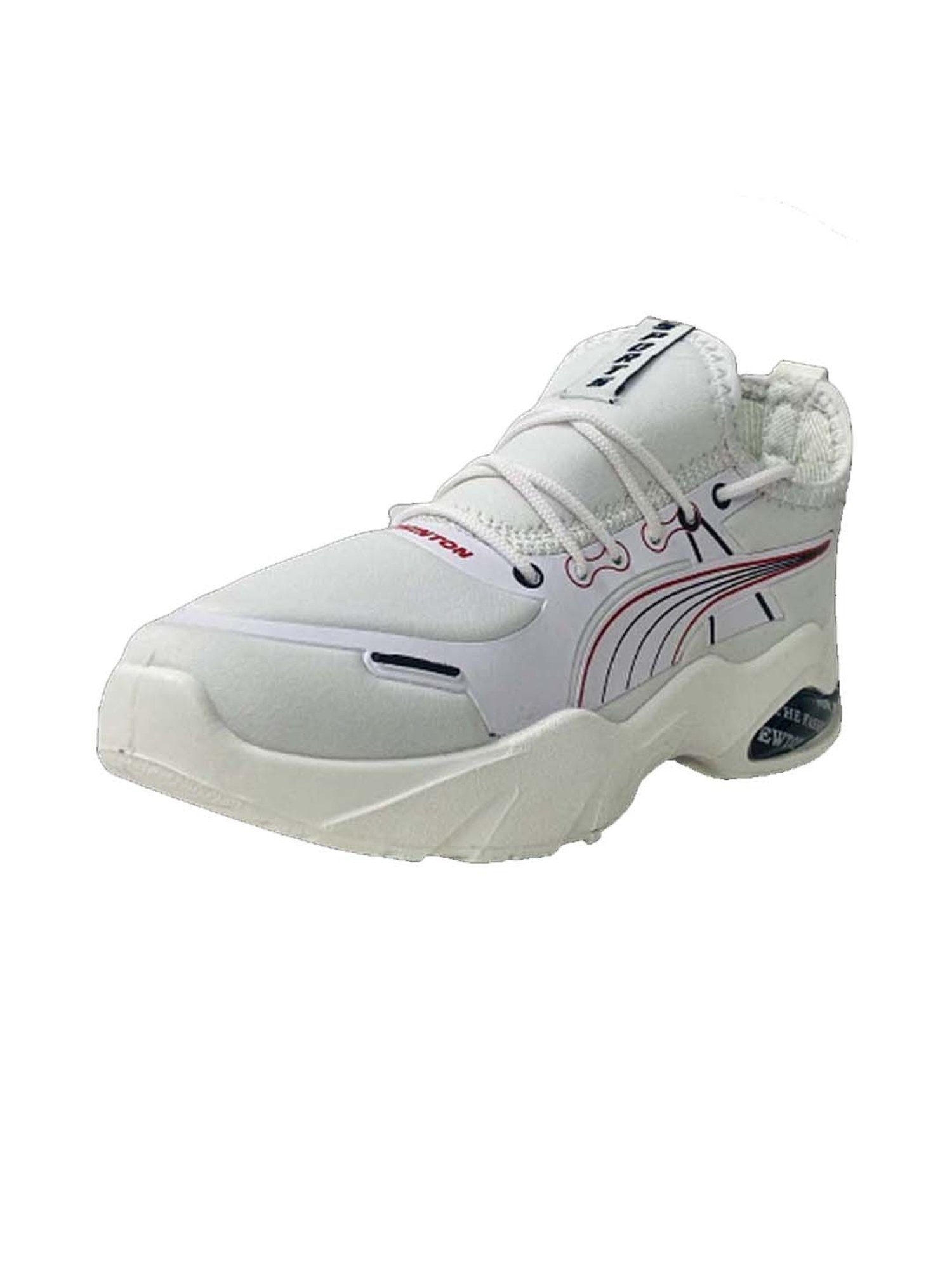 Priaansha Kids White Lace Up Shoes