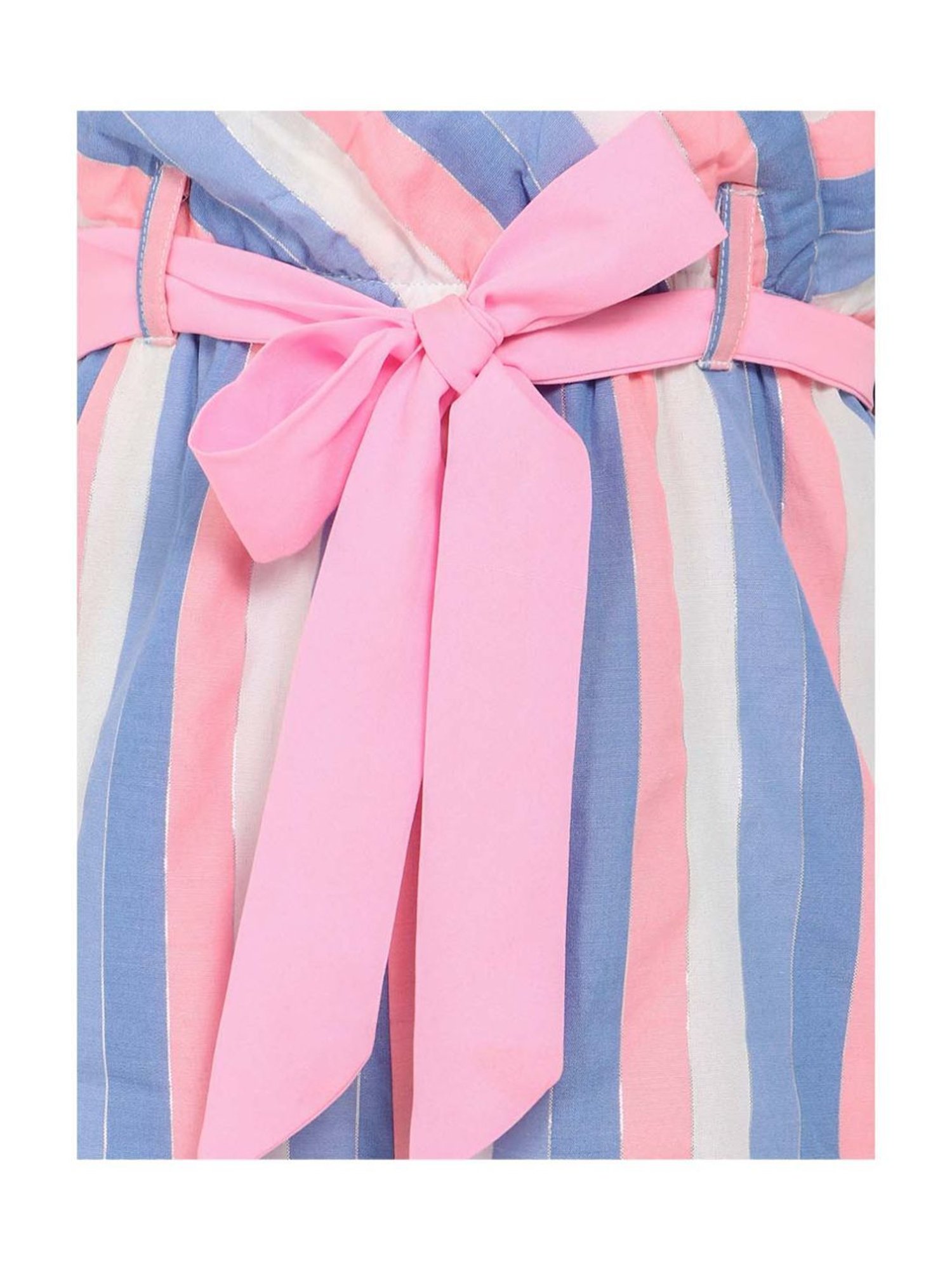 Nauti Nati Kids Multicolor Striped Jumpsuit