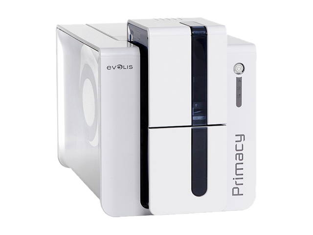 Evolis PM1H0000BD Primacy Duplex Expert Card Printer - Dual-sided - White/Blue