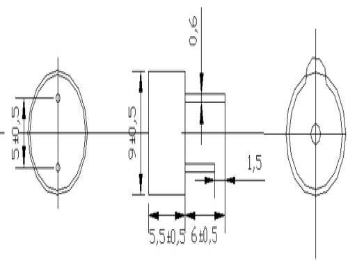10Pcs 09055 Type Electronic Active Buzzer 5V Buzzerphone Alarm Speaker
