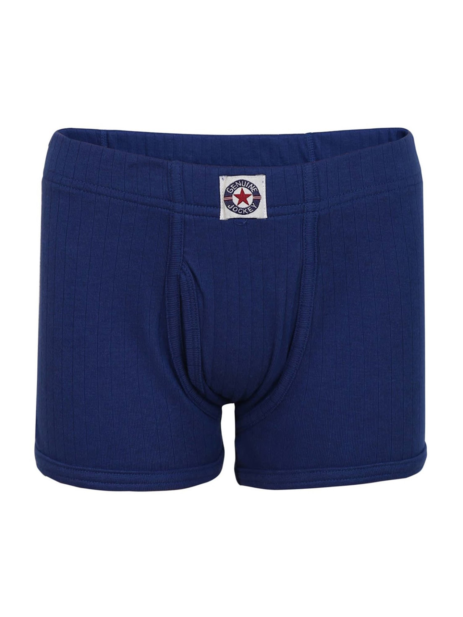 Jockey Kids Navy Cotton Trunks - Pack of 2