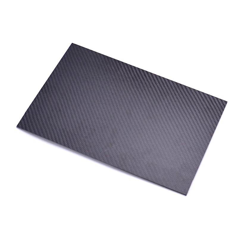 Carbon Fiber Plate Sheet 125mm X 75mm X 3MM Thickness Pure Carbon Fiber Board