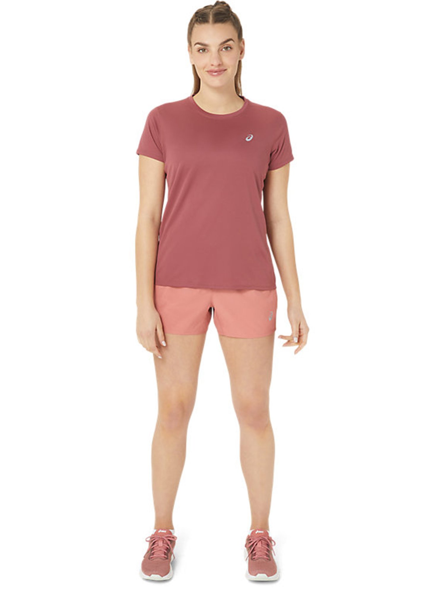 Asics Silver SS Red T-Shirt