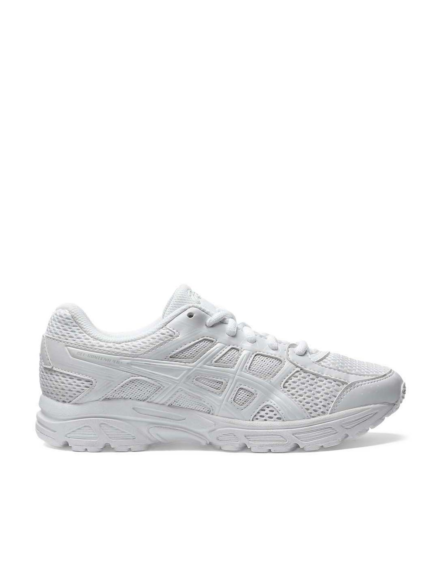 Asics Kids CONTEND 4B + White Lace-Up Shoes