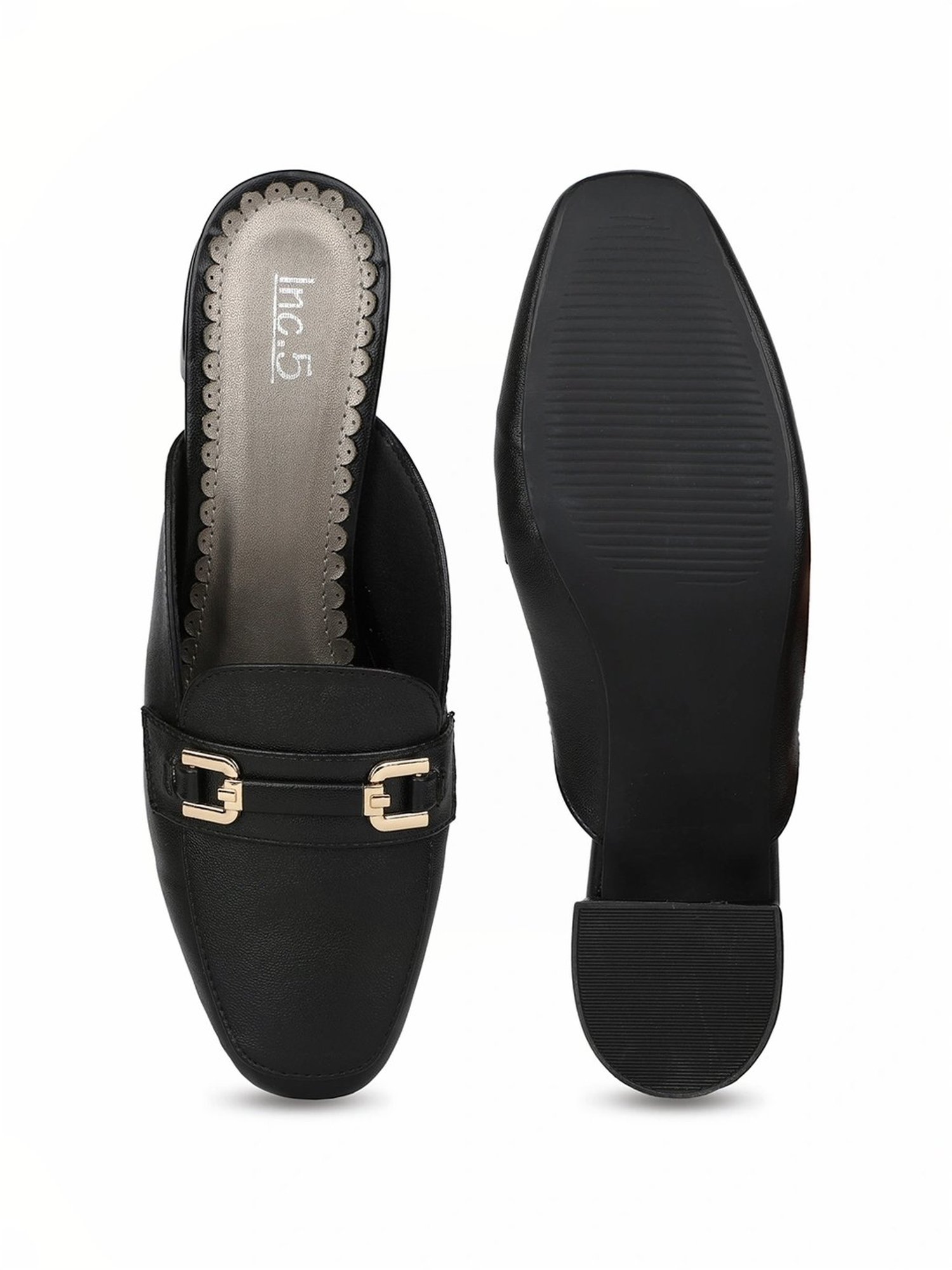Inc.5 Women's Black Mule Shoes