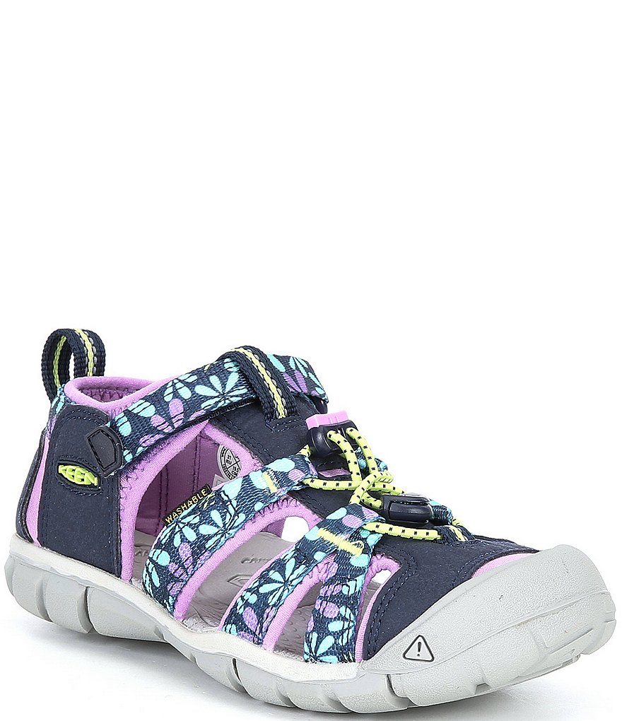 KEEN Girls' Seacamp II CNX Washable Fisherman Sandals (Toddler)