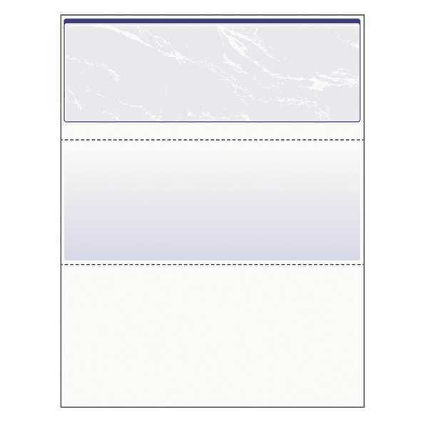 Docugard Standard Security Check Blue Marble Top 24 lb Letter 500/Ream 04501