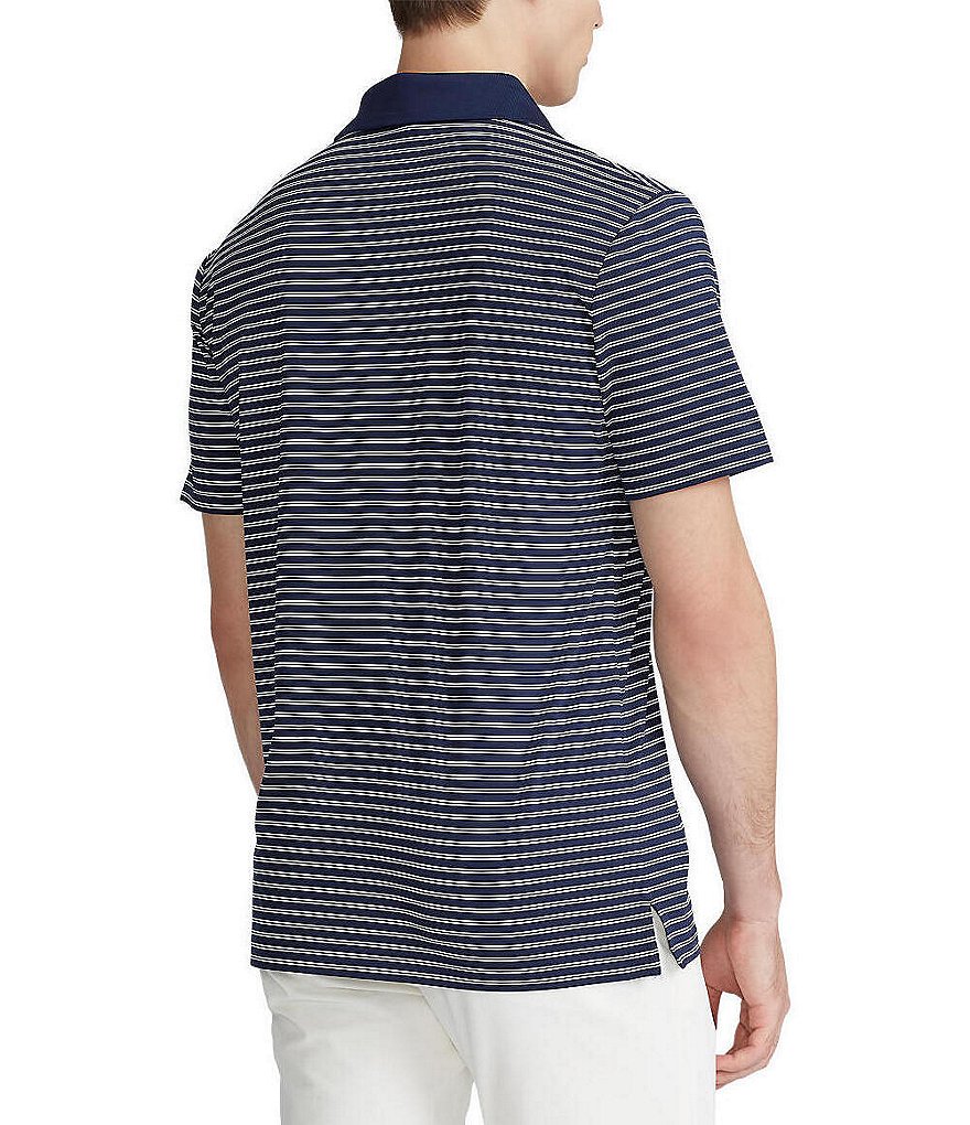 Polo Ralph Lauren Classic-Fit Airflow Jersey Performance Stretch Short-Sleeve Recycled Materials Polo Shirt