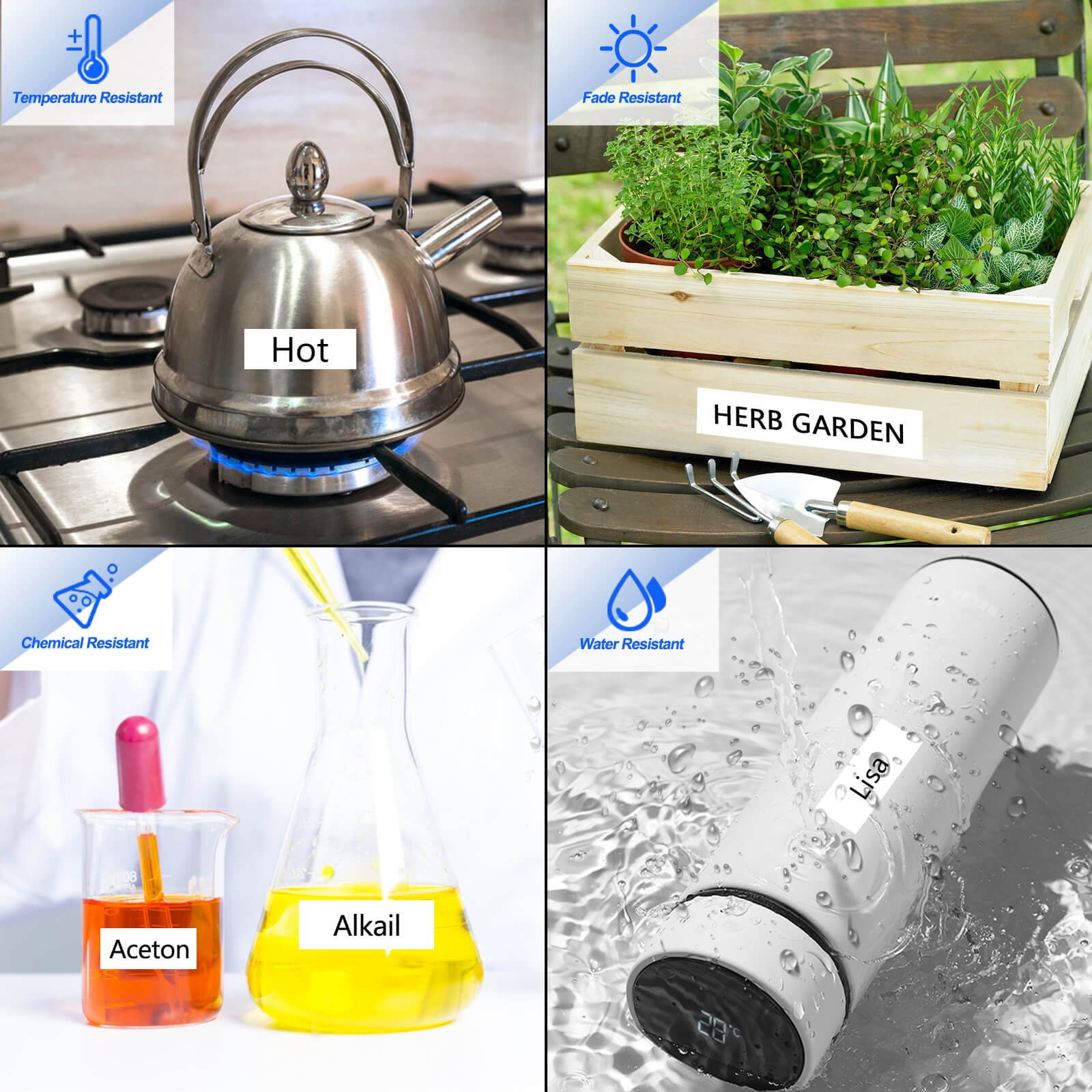 GBC BadgeMates Belt Clip Badge Reels 36" Extension Assorted 4/Pack 3747498