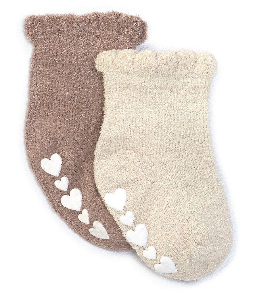 Barefoot Dreams Baby Girls 3-18 Months Cozy Chic Ultra Lite Ruffle Socks Pack