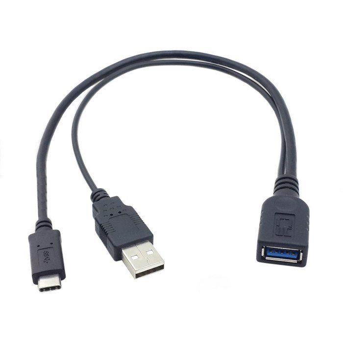 Micro Connectors 8-Inch USB 3.1 Type C to USB 3.0 Type A Female Adapter (E07-174-OTG)