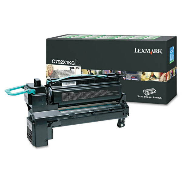 Lexmark C792X1KG Extra High-Yield Toner 20 000 Page-Yield Black