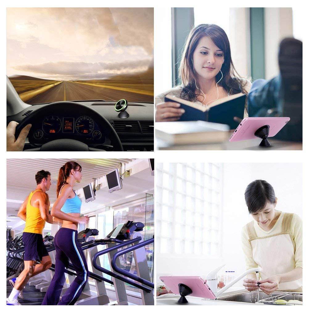 Magnetic Phone Holder for Car Dashboard, Car Phone Mount Luminous Magnetic Car Phone Holder, Universal Metal Magnetic Phone Car Mount 360 Rotation for iPhone,Samsung,Smartphones,GPS