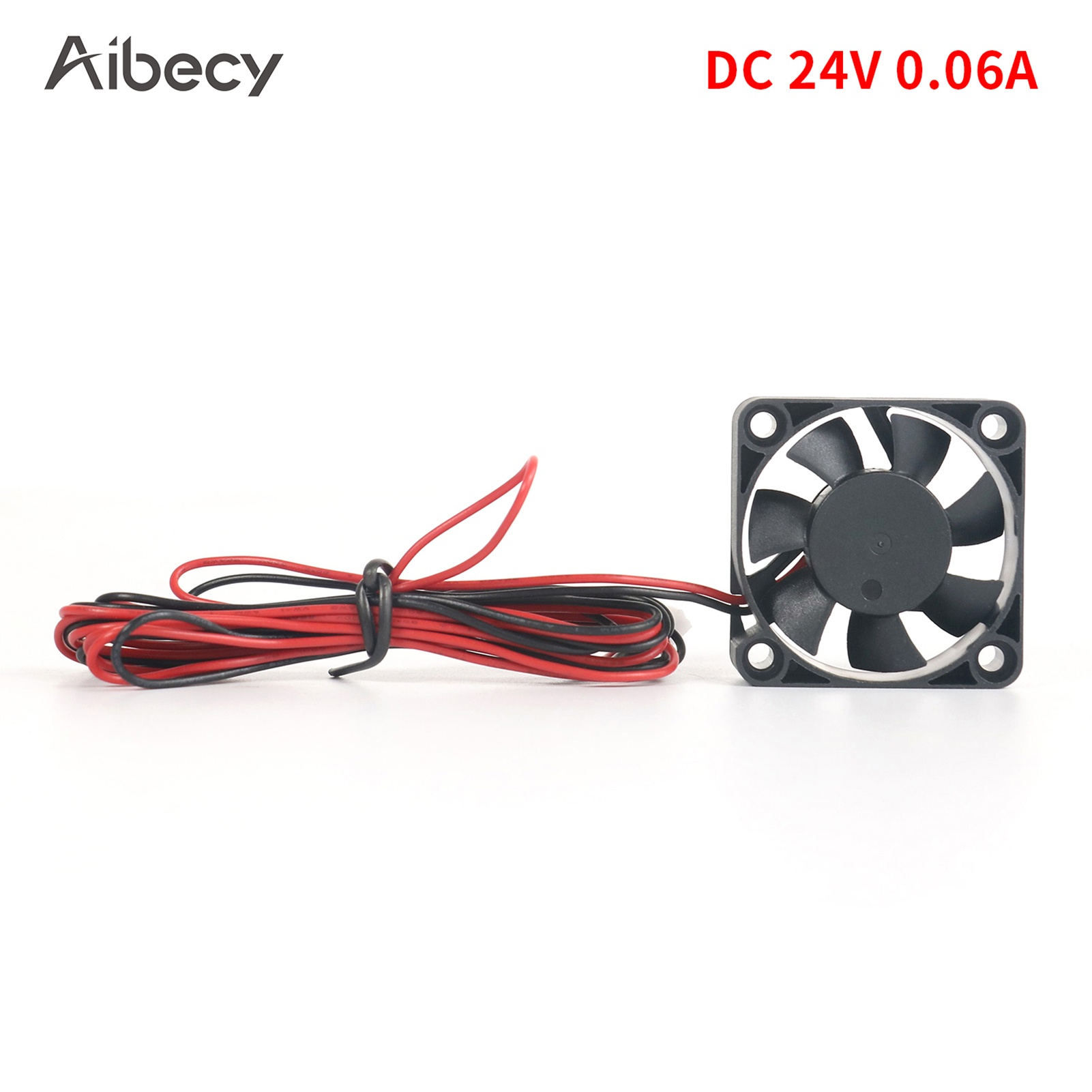 Aibecy 1pc Brushless Cooling Fan 40*40*10mm DC 24V with Sleeve Bearing Compatible with Ender-3/Ender-3 Pro 3D Printer Extruder