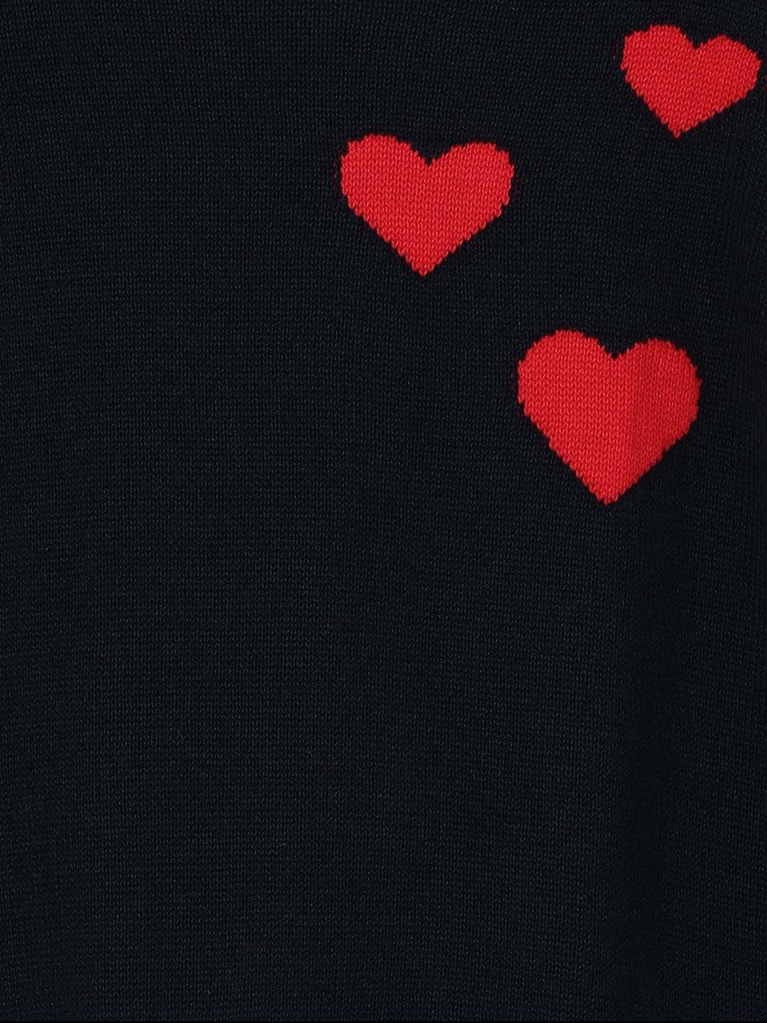 Juniors by Lifestyle Navy Cotton Embroidered Full Sleeves Sweater