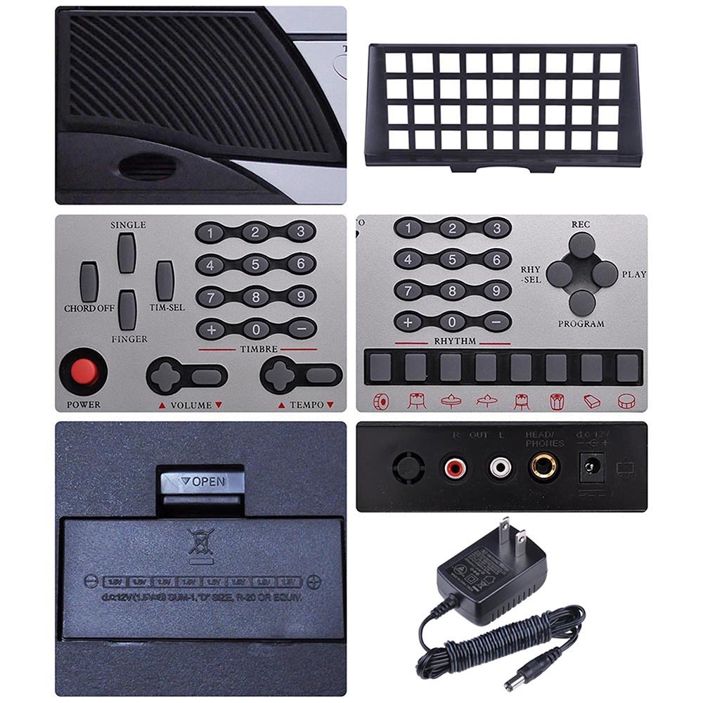 Electronic Piano Beginner Keyboard 61 Key Music Key Board Piano With X Stand