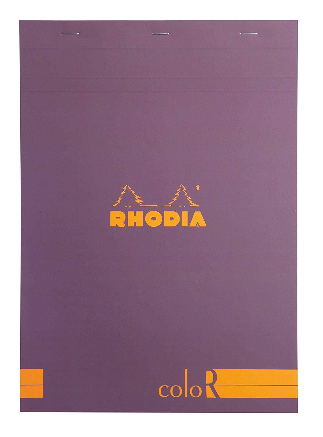 Rhodia ColorR Pad Lined 8.25X11.75 Violet