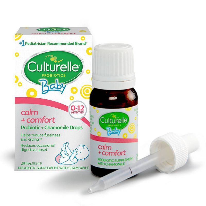 Culturelle Baby Calm + Comfort Probiotic + Chamomile Drops 0-12 months - 0.29 fl oz