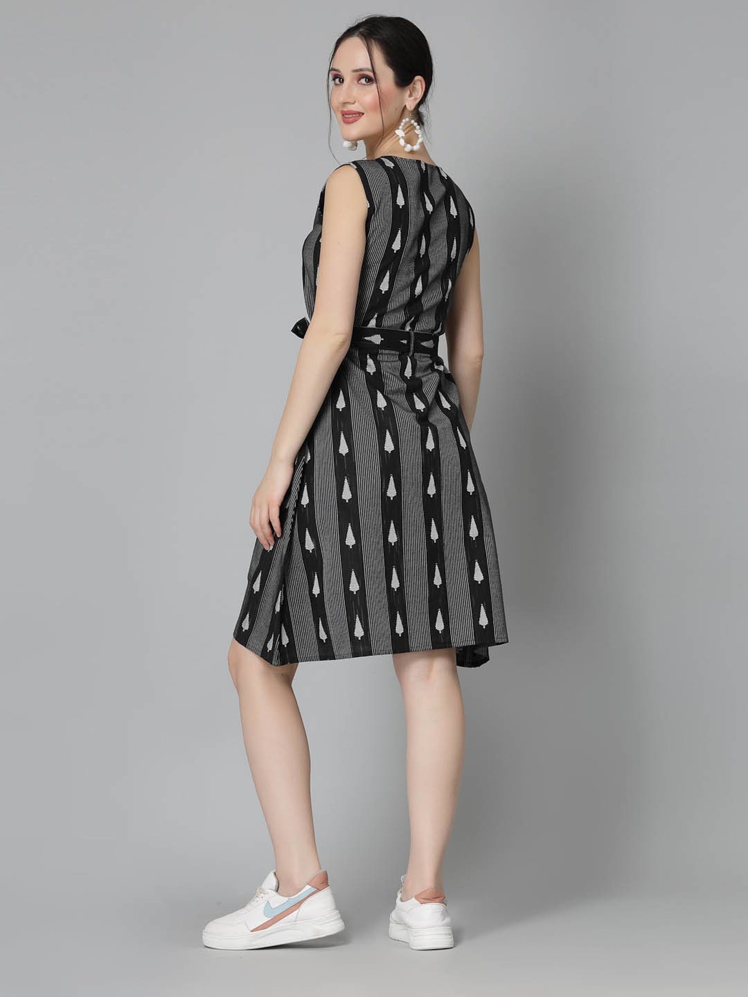 Saffron Threads Red Ethnic Dresses