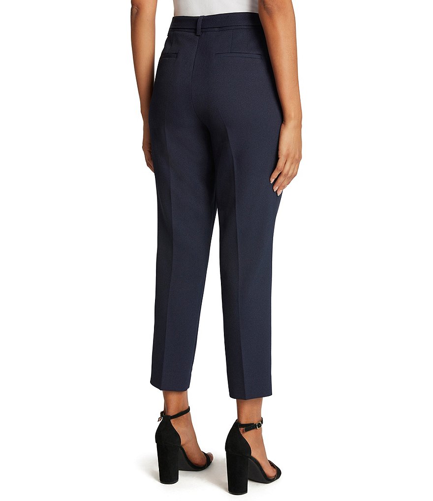 Tahari ASL Parker Belted Twill Ankle Pant