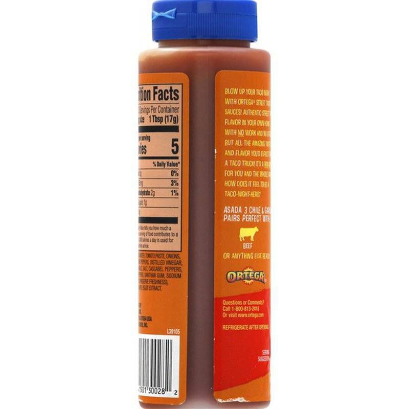 Ortega Street Taco Sauces Asada - 8oz