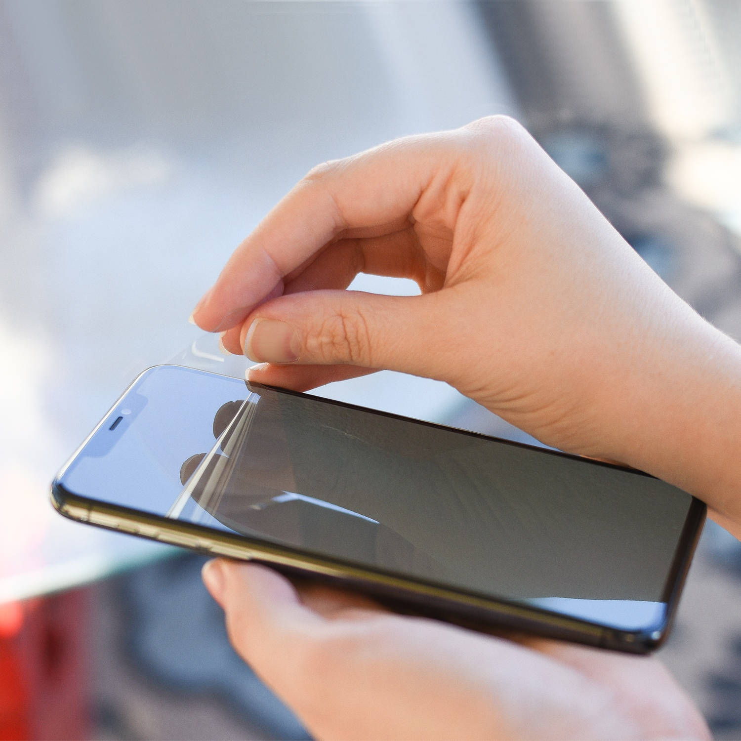 Clear Case for Apple Air Tag 2021 Car Keys Finder AirTags Full Body Protection Tracker AirTag Clip Small Keychain Ring Protector Mini Key Loop Holder Pets Dog Collar Tags Free Protective Film 1 Pack