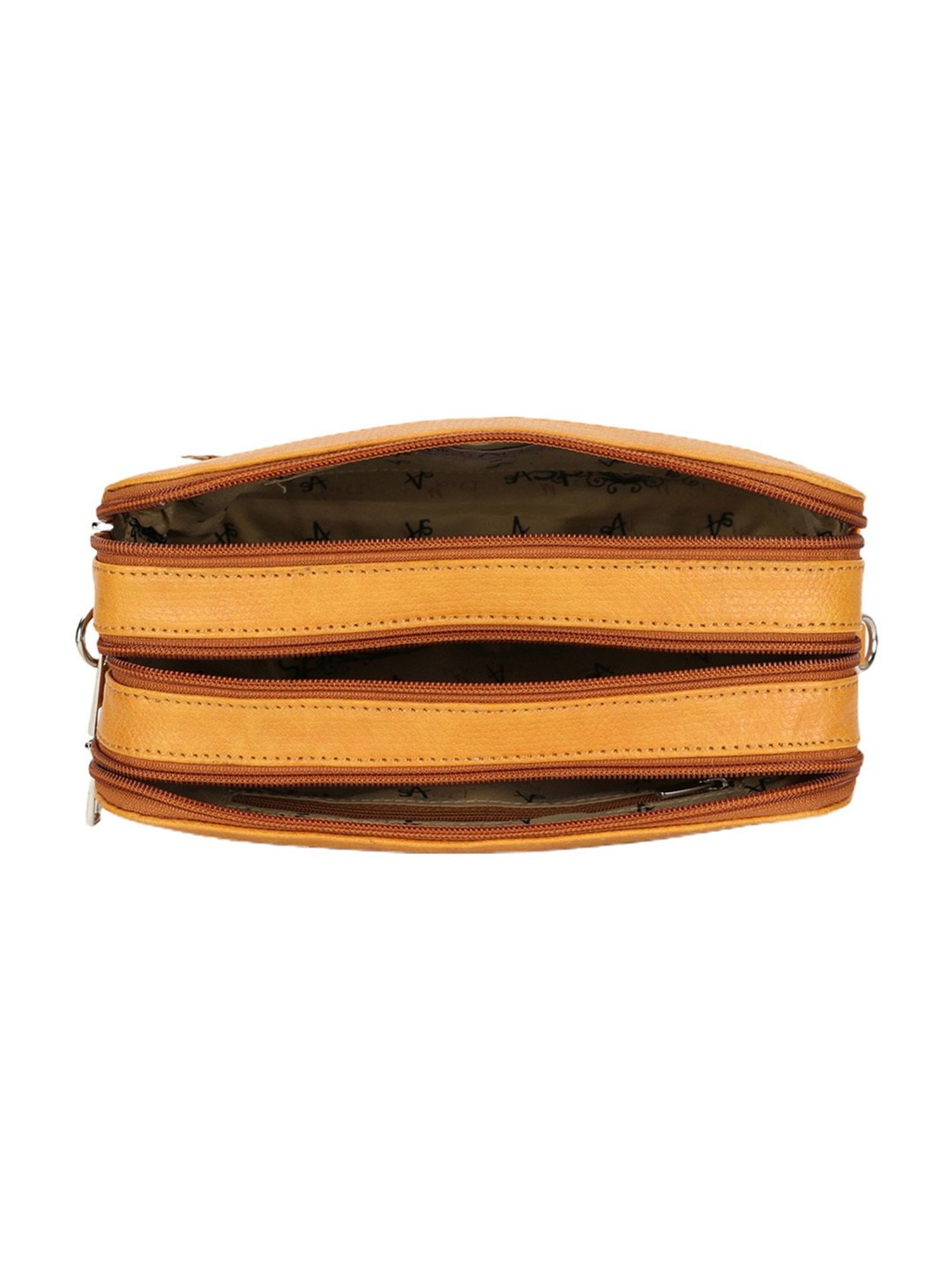 Spice Art Tan Solid Medium Cross Body Bag