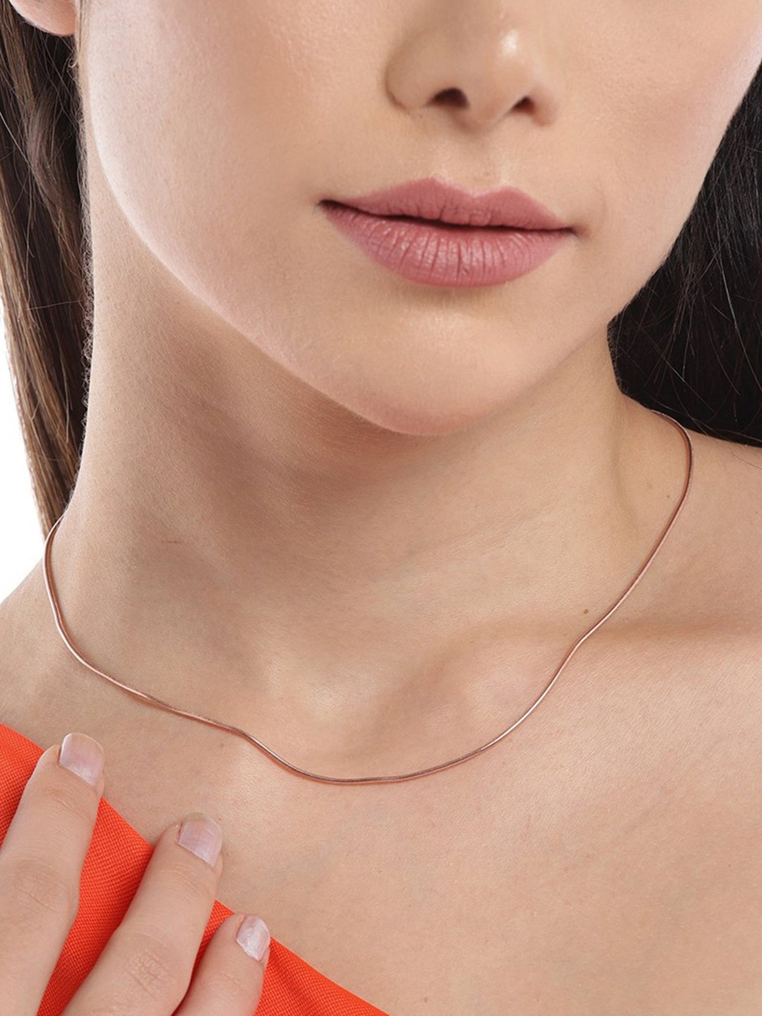 Zavya Sleek and Modern Golden Plated 92.5 Sterling Silver Box Chain