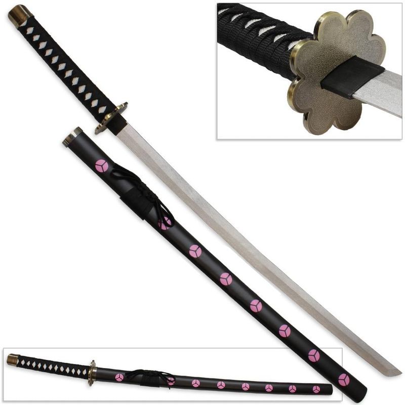 Edgework Imports One Piece 39" Foam Sword Replica: Roronoa Zoro's O Wazamono (Pink Logo)