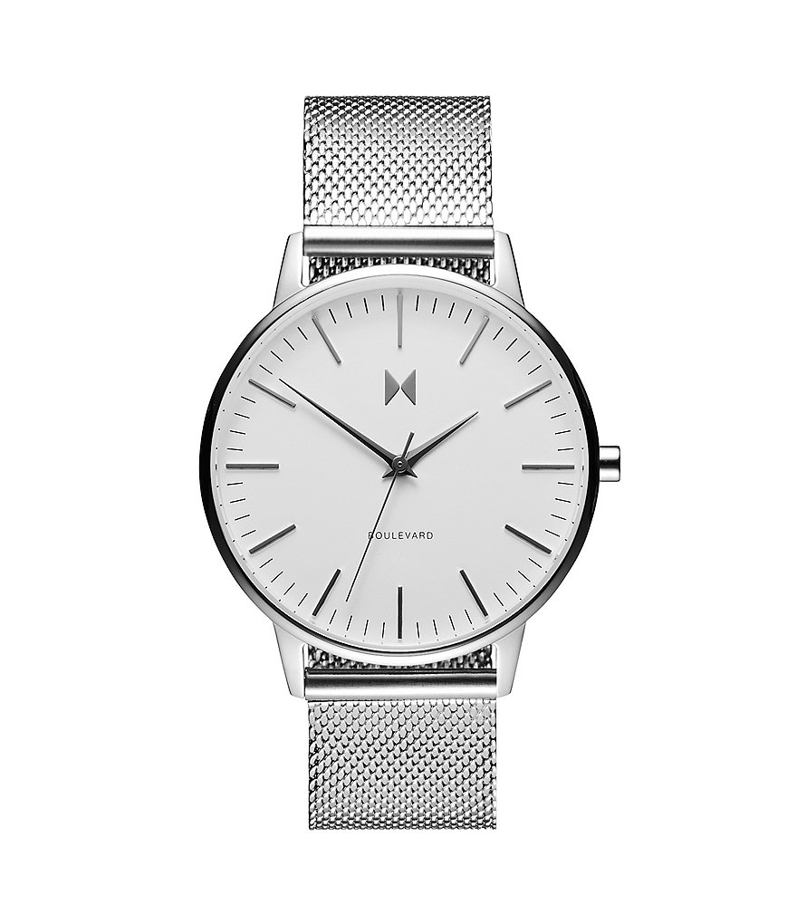 MVMT Boulevard Collection Venice Mesh Quartz Analog Bracelet Watch