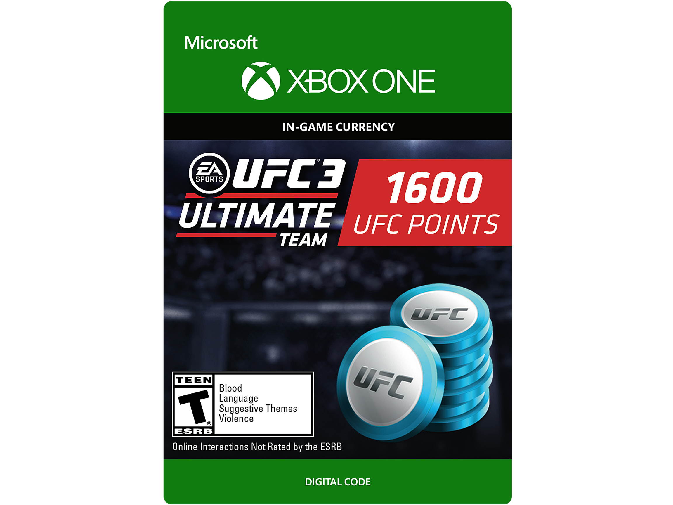 UFC 3: 4600 UFC Points Xbox One [Digital Code]